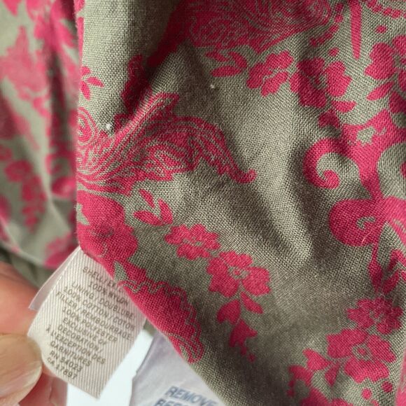 OLD NAVY‎ Retro Gorpcore Y2K Puffer  Vest Army Green Brown Pink Outdoor Large - Picture 7 of 12